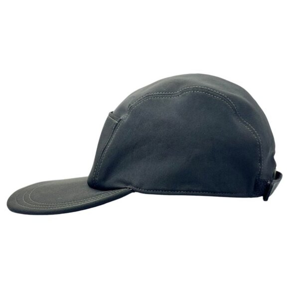 Prada 00\'s Logo Front Pocket Jet Cap L Black Y2 K Tech main image 4